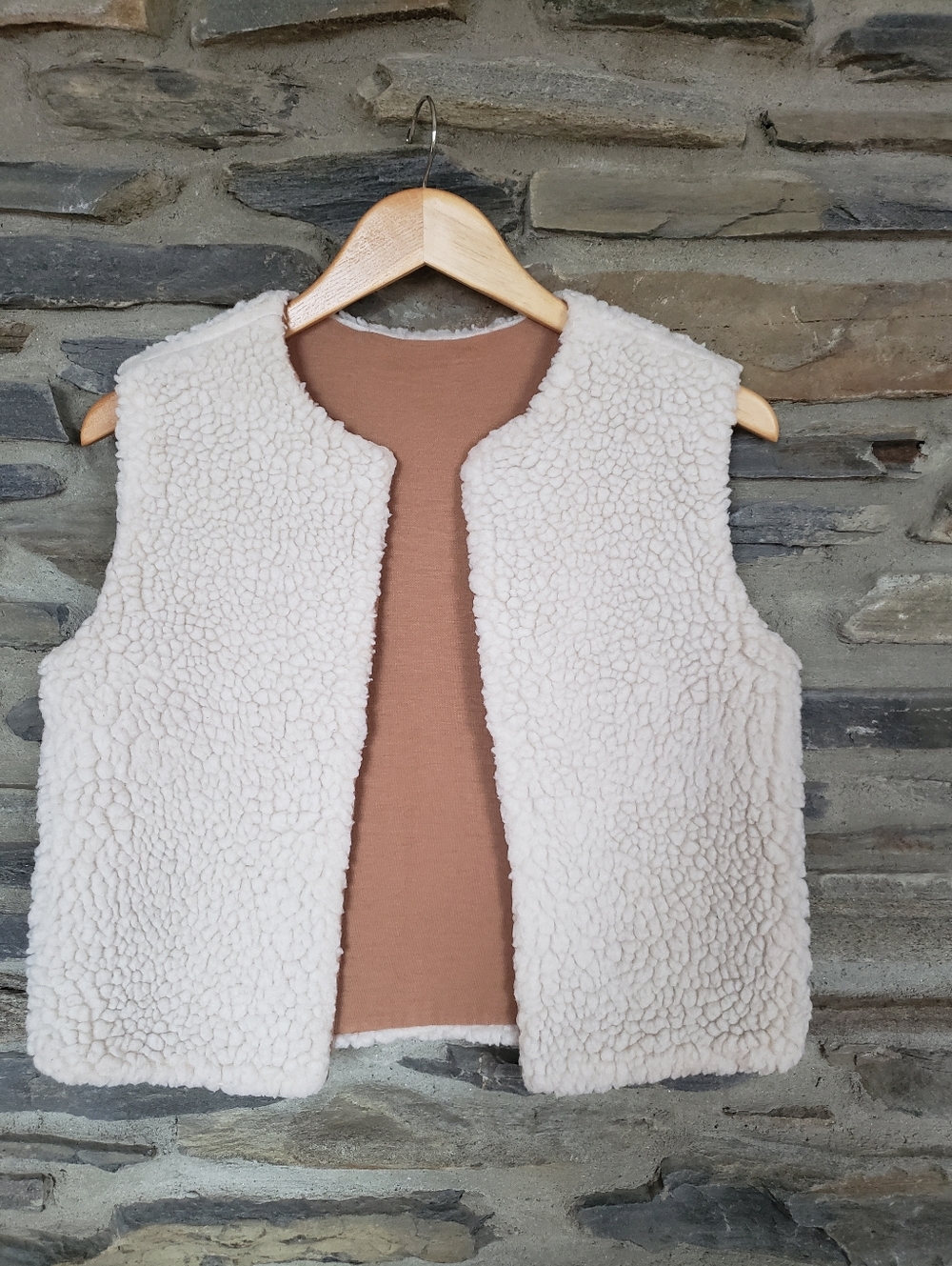 VTG Fleece Vest Union Made Excellent Condition Small